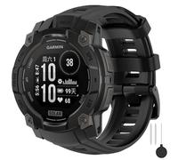 Xisair Cinturino in Silicone Compatibile con Garmin Instinct 3 SOLAR 45mm/Instinct 3 AMOLED 45mm, Cinturini Sportivo Impermeabile Traspirante, Braccialetto di Ricambio Morbido Comodo e alla Moda