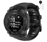 Xisair Cinturino in Silicone Compatibile con Garmin Instinct 3 SOLAR 50mm/Instinct 3 AMOLED 50mm, Cinturini Sportivo Impermeabile Traspirante, Braccialetto di Ricambio Morbido Comodo e alla Moda