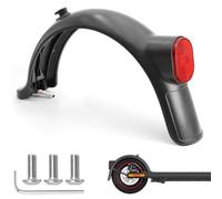 Xisair Parafango Posteriore + Kit Luci Posteriori a LED per Xiaomi 4 PRO, Set Integrato Che Non Richiede Installazione Aggiuntiva, Accessorio per Scooter Elettrici, Nero
