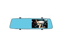 XISEDO Telecamera per Specchietto Retrovisore, Dash Cam, Display a LED ad Alta Luminosità da 4.3 Pollici Full HD 1080P Telecamera Frontale Doppia Lente, DVR Grandangolare 140 °