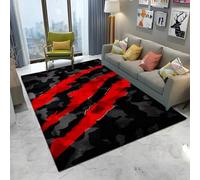 Xisnuient Tappeti Decorativi Per Giochi Per Stanza Dei Gaming Di Adolescenti E Bambini, Tappeto Cool 3D Di Stile Impronte Di Tigre E Lupo Per Camere Da Letto E Soggiorno, Cucina (Colore 4,120x160cm)