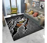 Xisnuient Tappeti Decorativi Per Giochi Per Stanza Dei Gaming Di Adolescenti E Bambini, Tappeto Cool 3D Di Stile Impronte Di Tigre E Lupo Per Camere Da Letto E Soggiorno, Cucina (Colore 1,120x160cm)