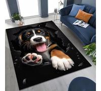 Xisnuient Tappetino Con Cucciolo Che Sembra Uscire Dal Muro in 3D, Ideale Come Decorazione Per La Casa in Ogni Ambiente E Come Tappetino Antiscivolo Per Bambini (COLORE-2,80x160 cm)