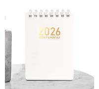 Xistuoz Agenda giornaliera, quaderno a spirale 2026, formato tascabile, formato A7, per scuola, lavoro, pianificazione, ricerca, infermieristica, scrittura, studio