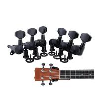 Xistuoz Manopole per meccaniche per chitarra, accessori per strumenti musicali 1:18, avvolgicorda per chitarra Parti del ponte per donne e uomini, moderno foro paletta da 10 mm