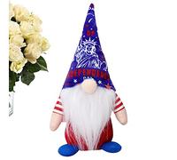 Xistuoz Ornamento GNOME del Giorno 'Indipendenza | senza Volto Patriottico Stars,Decorazioni di Peluche senza Volto Patriottico per il Giorno 'Indipendenza e il Giorno delle