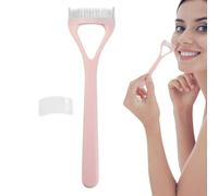 Xistuoz Pettine per ciglia, applicatore professionale per mascara, strumento multifunzionale per separare le ciglia, strumenti per il trucco degli occhi per viaggi, attività all'aperto, uso quotidiano
