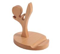 Xistuoz Supporto per telefoni in legno mobili regalo per gli esseri, sia per il anniversario festivo Sol_ come un presente