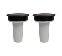 XITEA 2Pcs Luce Solare Esterna Simulazione Fiamma Pannello Luce Solare Coperchio Cappucci Outdoor LED Lampada da Giardino Facile Da Usare Illuminazione Decorativa Patio