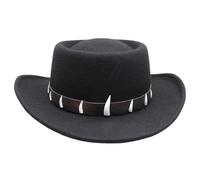 XITEA Cappello di lana Fedora artificiale alla moda per giovani trendsetter e avventure all'aria aperta amanti Cosplay puntelli