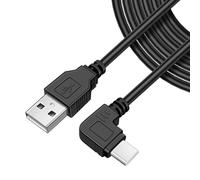 XITEA Cavo Alimentazione Angolo Retto da USB A Tipo C Extra Lungo da 3 5 M Connettore Opzionale per Dispositivi Elettronici E Gadget Automobilistici Cavo Tipo C Angolo Retto per Ventola