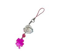 XITEA Chiaro Elegante Colore Quattro Foglie Clovers Phone Charm con Venti Chimes Portatile Buona Fortuna Accessorio Moda Uso quotidiano, as show, Acrilico