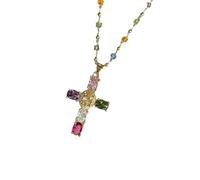 XITEA Collana con ciondolo alla moda, collana a catena regolabile, elegante gioiello per collo con texture per donne in cerca di individualità