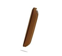 XITEA Custodia per penne con fascia elastica regolabile per diario con copertina rigida, in pelle, con cerniera, con fascia elastica, organizer portatile in pelle PU, Marrone