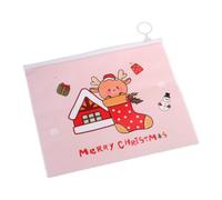 XITEA Matita impermeabile portatile di Natale per il supporto della cassa per la carta della moneta di viaggio per chiave SMA, Calze natalizie.