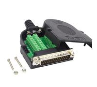 XITEA RS232 DB25 Adattatore senza saldatura Flessibile Protezioni Filo Manica RS232 Joint Strumento Industriale Compatibile Nessun Adattatore per saldatura