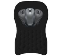 XITEA Tappetino per mouse ergonomico da gioco con poggiapolsi antiscivolo con base in gomma antiscivolo superfici speciali massaggio pad