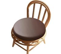 xitoio - Cuscino per sedile rotondo in similpelle con memory foam, impermeabile, antiscivolo, per sedia, sgabello da bar, casa, scuola, giardino. Disponibile in 30 cm, 35 cm, 40 cm di diametro (S4