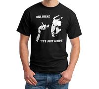XIU CHUAN Bill Hicks Mens T-Shirt - Comedy Quote - Its Just A Ride Tees Size L