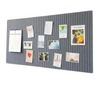 XIUCAI Bacheca in Feltro Rimovibile per Parete, Alternativa Autoadesiva al Sughero, Lavagna Riutilizzabile per Ufficio Casa Scuola con Puntine, Installazione Senza Danni,Dark Gray,120 * 180cm