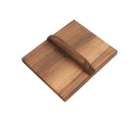 XIUCAI Coperchio in Legno per Padella Tamagoyaki, Coperchio Rettangolare per Cottura Omelette Giapponese Anti-Schizzi Ritenzione del Calore Cucina Domestica Campeggio Esterno,23x21cm