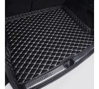 XIUDAM Auto Pelle Tappetini Bagagliaio per Toyota BZ4X 2022 2023 2024 2025 No Speakers, Pelle Baule Tappeto Antiscivolo Impermeabile Durevole Protettivo Tappetini Bagagliaio,B/Black-White