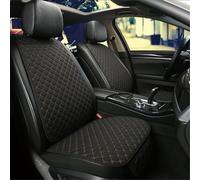 XIUDAM Auto Set Coprisedili per Jaguar F-Pace/I-Pace/E-Pace, Cuscino Coprisedile in Lino Antiscivolo Traspirante Comfort Protezioni Sedili Interno Accessori, D/Black And Gold Line