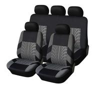 XIUDAM Auto Set Coprisedili per Peugeot 5008(7seats) 2017-2024, Tessuto di Cotone Coprisedili Traspirante Confortevole Antiscivolo Anteriori e Posteriori Copri Sedili