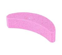 Xiuganpo 10 Pezzi Affilatrice per Motosega Pietra Abrasiva Rosa a Forma di Mezzaluna con Asta, Kit di Affilatura Portatile Sostituzione Rapida, Uso Durevole e Duraturo per la Manutenzione della