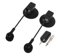 Xiuganpo 2,4 G di Microfono Saxofono Wireless, a 360 ° a 360 ° Flessibile su Microfono dello Strumento, Trasmettitore e Ricevitore per Concerti di Orchestra e Spettacoli All'aperto