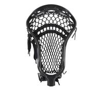 Xiuganpo 2F Faceoff Lacrosse Head Montato con Mesh di Tipo 4F, Attrezzatura di Addestramento alla Testa di Lacrosse per la Competizione Strategie Difensive Offensive con Varie (Black)