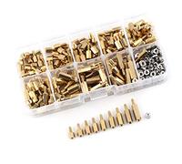 Xiuganpo 360 Pezzi M2.5 Maschio Femmina Filettato Distanziatore Distanziatore Scheda Madre Vite Dado Pilastro Assortimento di Distanziatori, Resistente Alla Ruggine Utilizzo Versatile