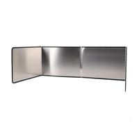 Xiuganpo 4 SPPLATER SEMPED -Guardia, Non -stivakcoating Erosie Company Black Rand Wrap Green Schermo Pieghevole per la Frittura da da (30x80x40cm / 11.8x31.5x15.7in)