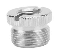 Xiuganpo Adattatore a Vite per Supporto per Microfono Adattatore per Supporto per Microfono da 3/8 Femmina a 5/8 Femmina Facile da Montare per Fotocamere, Registratori, Monitor LCD, Materiale in Ferro