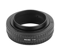 Xiuganpo Adattatore Elicoidale M42, Adattatore per Obiettivo con Messa a Fuoco Regolabile, Tubo Macro in Metallo Resistente con Regolazione Precisa, Ideale per la Fotografia, 12-17 Mm, 17-31 Mm,