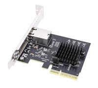 Xiuganpo Adattatore Ethernet PCIe 4X Scheda di Rete Affidabile da 10 Gbps per Uso Domestico Ed Aziendale