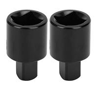 Xiuganpo Adattatore per Presa Convertitore per Chiave a Cricchetto 1/2 a 3/8 in Acciaio Ad Alto Tenore di Carbonio, Vernice Anticorrosione, Installazione Semplice