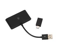 Xiuganpo Adattatore Wireless per, USB Plug and Play 5GHz | Convertitore da cavo a wireless per , autenticazione a 2,4 GHz, iOS 10+, controllo touchscreen del veicolo