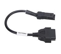 Xiuganpo Adatto per Adattatore per Cavo Diagnostico OBD a 4 Pin per Moto, Materiale ABS Durevole per la Connessione Dell'interfaccia OBD2, per la Manutenzione della Moto, Colore Nero