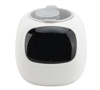 Xiuganpo AI Plant Vaso con Espressione, Vaso di Fiori Intelligenti con Sensori di umidità della Luce Dell'acqua, Assistente di Pianta di Manutenzione Interattiva Divertente (WHITE)