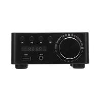 Xiuganpo Amplificatore Bluetooth, Amplificatore Stereo Digitale 80W+80W, di Potenza con Bluetooth 5.0 Segnale Stabile Riproduzione Scheda di Memoria USB per Garage Domestico Esterno Interno