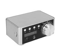 Xiuganpo Amplificatore Bluetooth, Amplificatore Stereo HiFi Mini Ricevitore Wireless in Alluminio, Amplificatore a 2.0 per Altoparlanti Passivi, Supporto Disco U, Scheda di Memoria, Home