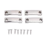 Xiuganpo Anello da Fante per Cinturini da 28 Mm, Acciaio Inossidabile 316 | Kit Occhielli per Cuscinetti, Acciaio Inossidabile 316, 4 Anelli e 8 Viti, Ponti per Kayak e Barche, Cinghie da 28 Mm, Vele