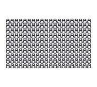 Xiuganpo Anello di Picco di Pollo, Clamp/Holder di Picco di Pollo Riutilizzabile in Plastica per la Fattoria di per Uccelli Corrali (#2)