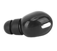 Xiuganpo Auricolare Wireless Bluetooth Singolo con Riduzione del Rumore CVC8.0 e Suono 6D per lo Sport, Mini Cuffie Invisibili in Plastica, Leggero 15 G (BLACK)