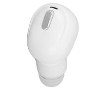 Xiuganpo Auricolare Wireless Bluetooth Singolo con Riduzione del Rumore CVC8.0 e Suono 6D per lo Sport, Mini Cuffie Invisibili in Plastica, Leggero 15 G (WHITE)