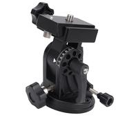 Xiuganpo Base di Latitudine, Sedute di Regolazione di Latitudine a 90 Gradi Adatti per il Guardiano del Cielo, Supporto per Telescopio in Lega in Lega di Alluminio da 3/8 Pollici, Base (BLACK)