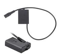 Xiuganpo Batteria Fittizia per Decodificatore Completo DC a ACK E10, Alimentatore Esterno Professionale, Alimentazione Riser di Tensione per Fotocamera Rebel T3 T5 T6 T7 T100 KissX50 KissX70 1100D