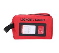 Xiuganpo Borsa per Lockout Tagout, Tessuto in Poliestere Resistente con Display Visibile, per Riporre Serrature di Sicurezza e Gestire Dispositivi di Lockout