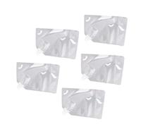 Xiuganpo Borsa Salvaspazio Trasparente Riutilizzabile per Cereali, Fagioli, Spezie, 5 Pezzi (1KG)